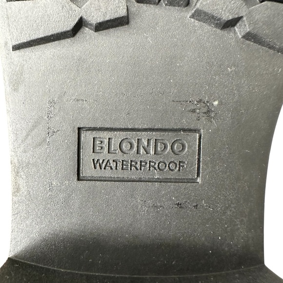 Reagan Waterproof Knee High Lug Boot in Black Suede 7.5 - Picture 11 of 14